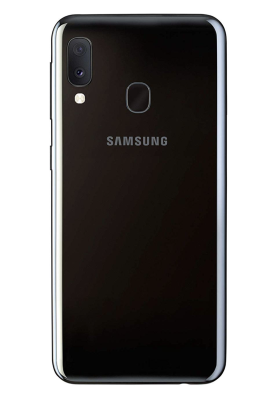 Refurbished Samsung A20e 32Gb. Zwart. Lichte gebruikssporen. 