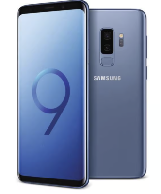 Refurbished Samsung S9+. 64Gb. Coral Blue. Nieuwstaat.